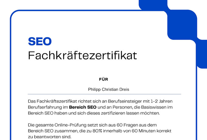 write bvdw certified SEO blog content for german speaking dach businesses